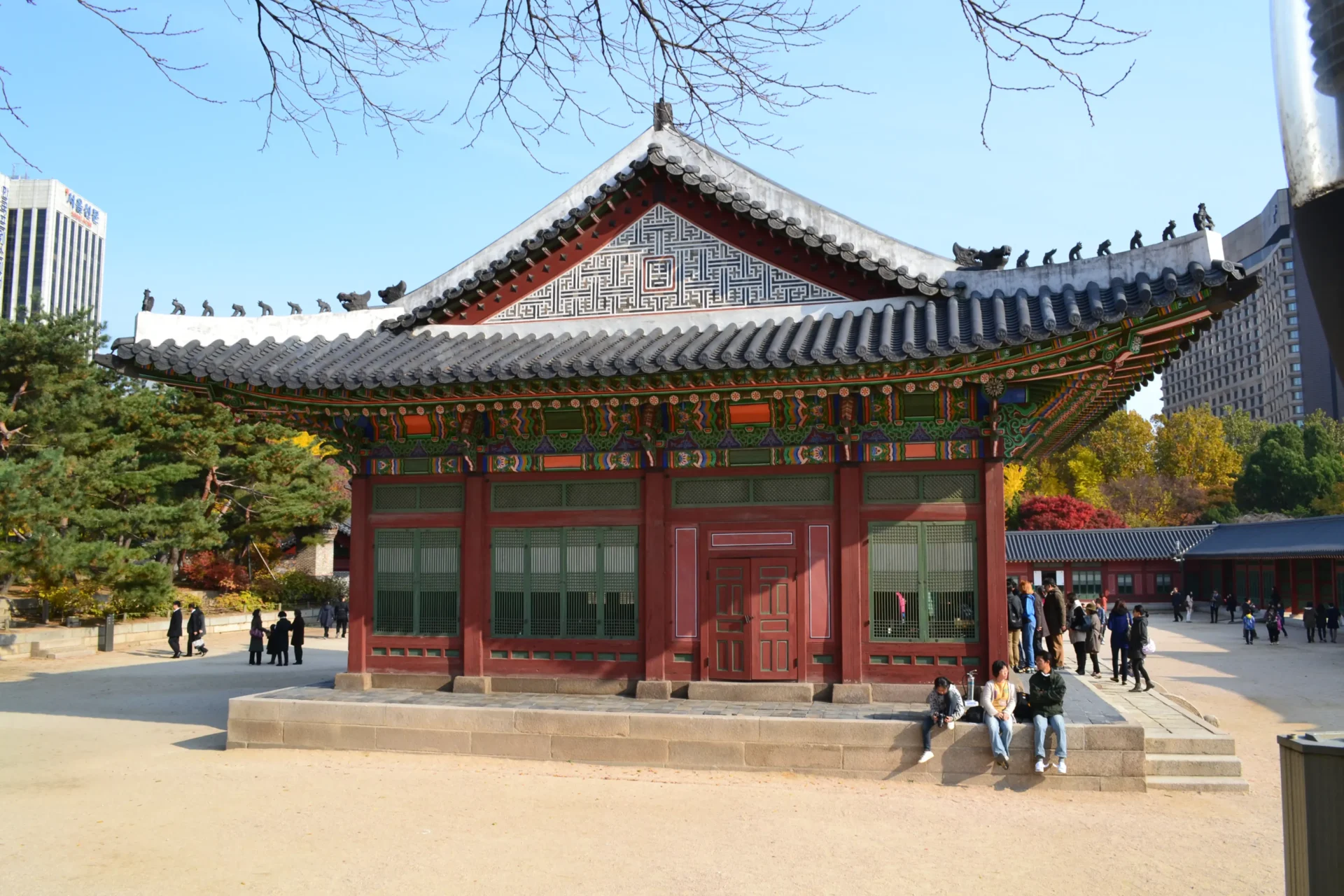 ソウルの徳寿宮訪問、韓国